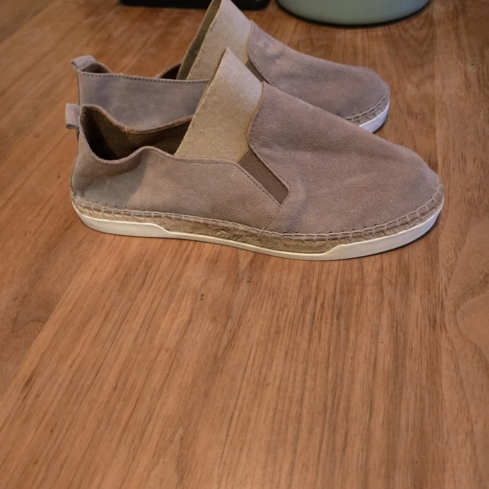 Andre Assous Women's Suede Espadrilles - Tan Size 40